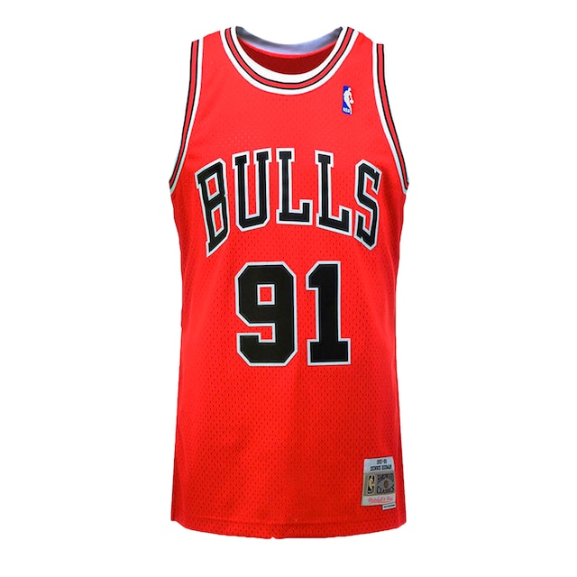 Mitchell & Ness Men's Chicago Bulls NBA Dennis Rodman Classic 