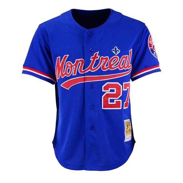 Mitchell & Ness Men's Montreal Expos MLB Vladimir Guerrero Jersey