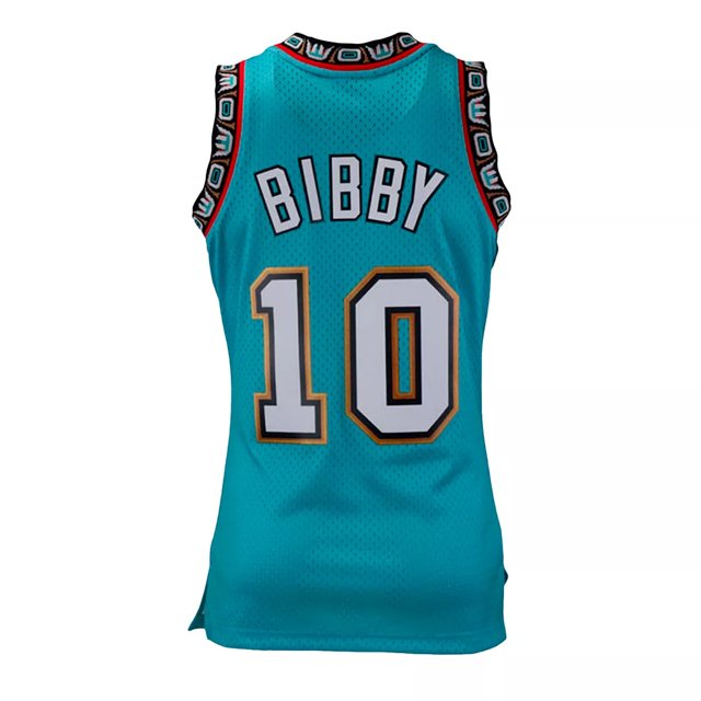 Mitchell & Ness Men's Mike Bibby Red, Teal Vancouver Grizzlies