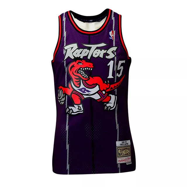 Old school vince hot sale carter raptor jersey