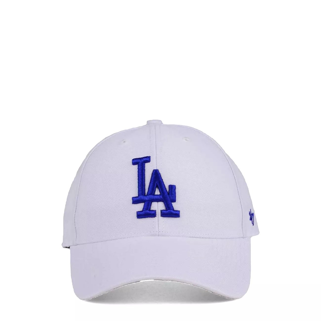 47 Los Angeles Dodgers MLB White MVP Adjustable Cap The Shoe Company