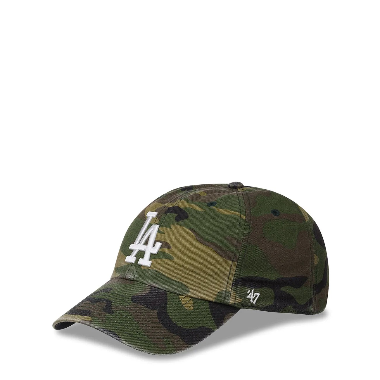 MLB Los Angeles Dodgers Camo TC Clean Up Adjustable Cap