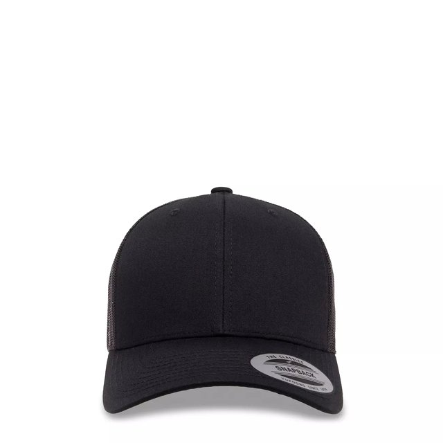 Flexfit Men's Fan Trucker 14 Snapback Cap in Black NODIM