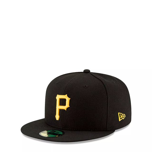 Shop New Era 59Fifty Pittsburgh Pirates Two Tone Fitted Hat 70703498 black