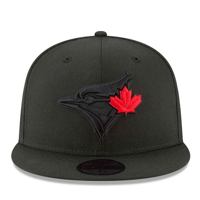 New Era Toronto Blue Jays Mlb Blackout 59fifty Fitted Cap The Shoe Company