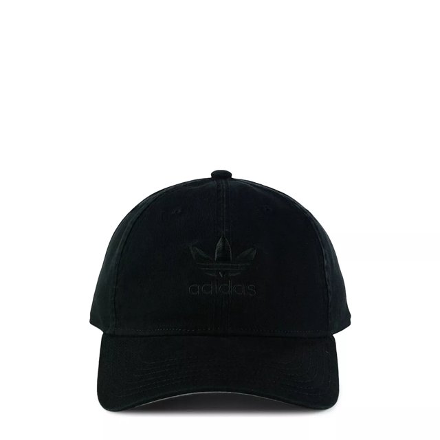 Adidas Relaxed Strap Back Hat Black Originals Hats