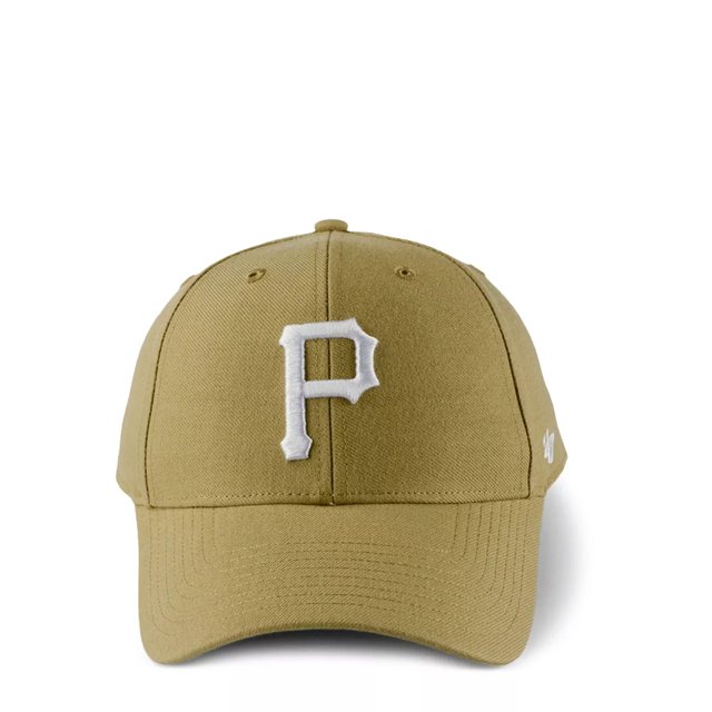 Men s 47 Khaki Pittsburgh Pirates Ballpark MVP A Frame Adjustable Hat