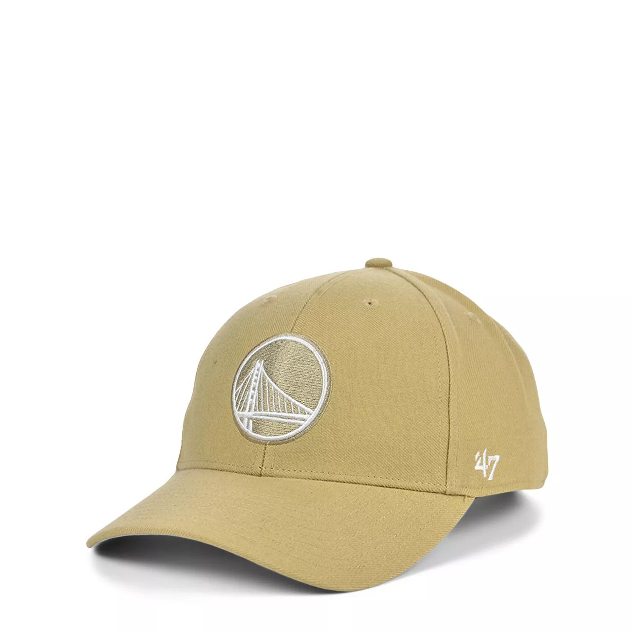 47 Men s Golden State Warriors NBA 47 Basic Fashion Adjustable MVP Cap in Khaki Not Applicable