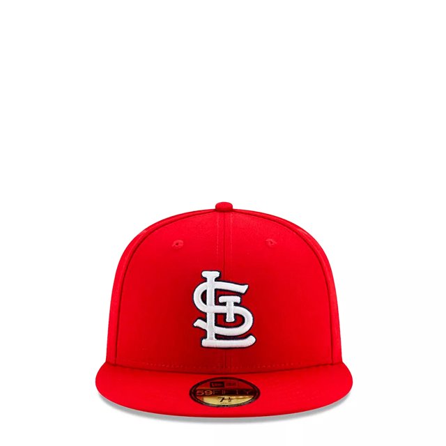 St. Louis Cardinals Game Issued Red Hat 8 DP45121