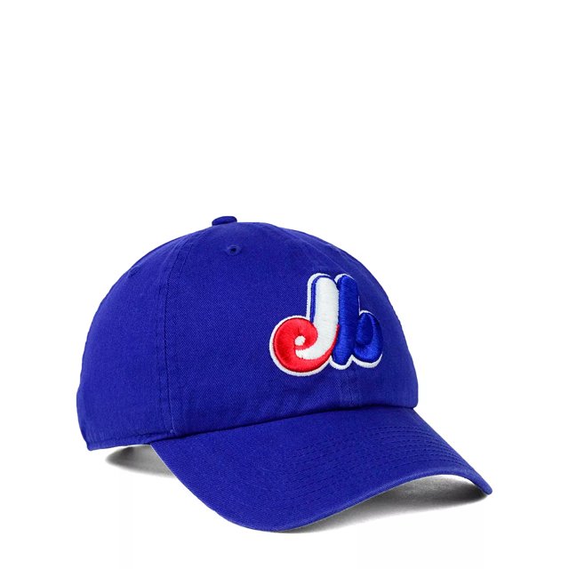 Montreal Expos 47 Brand YOUTH Blue Dark Twig Performance Adjustable Hat Cap