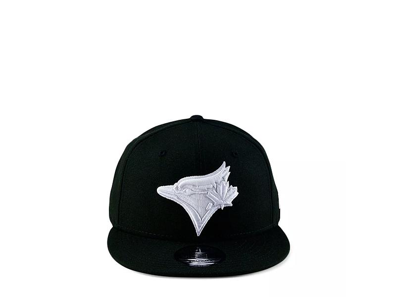 NEW ERA 9FIFTY TORONTO BLUE JAYS BLACK WITH BLUE LEAF SNAPBACK HAT