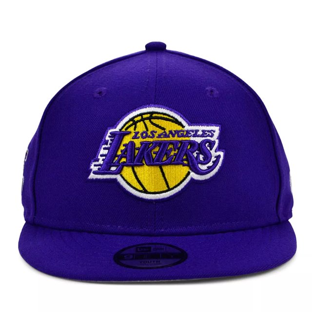 New Era Youth Kids Los Angeles Lakers NBA Basic Snapback Cap