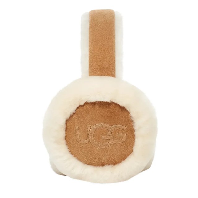 UGG W EMBROIDERED LOGO EARMUFF チェスナット UGG】Embroidered Logo Earmuff (UGG/イヤーマフ) 103215837
