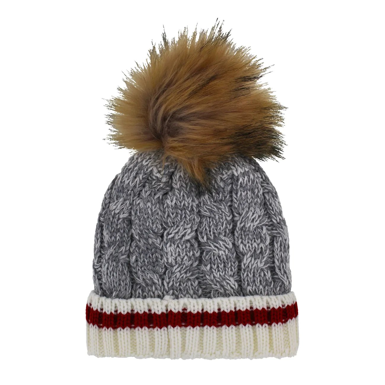 Women's Slouch Pom Pom Beanie